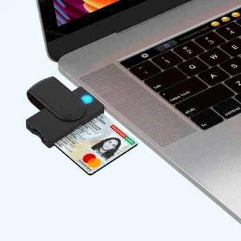 USB 2.0 Smart Card Reader TF (Micro SD Pamäťovú ID Kartou Na Daňové Vyhlásenie CAC DNIE DNI Občan SIM Cloner Konektor pre Adaptér