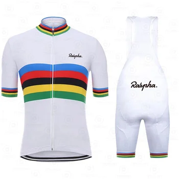 2021 Nové Ralvpha Cyklistika Dres Nastaviť Mužov Košele Cyklistické Šortky V Lete Požičovňa Kostýmov Tím Oblečenie Kolumbia Ropa Ciclismo Maillot