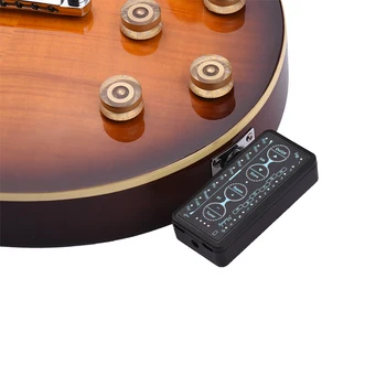 Muslady Multi-efekty Gitara Slúchadlový Zosilňovač Nabíjateľná Vrecku Slúchadlá Gitara 3.5 Jack Predzosilňovač Zbor Phaser Reverb Tuner
