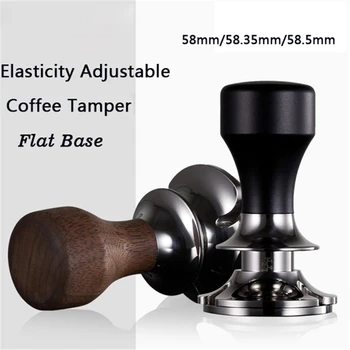 53/54/58mm Nastaviteľné Nerezové Oceľové Ihly Kávy Tamper Distribútor Leveler Nástroj Fit Espresso Stroj Portafilter Hot Predaj