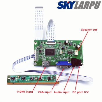 Nový Radič Rada Driver kit pre B156HAN06.1 HDMI + VGA LCD LED LVDS EDP Radič Rada Ovládač doprava Zadarmo