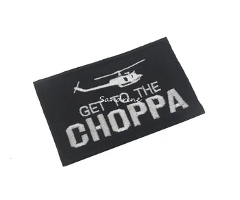 Dostať sa do CHOPPA Armády Vojenské Taktické Výšivky Škvrny Na Oblečenie Oblečenie Znak Appliques Odznaky