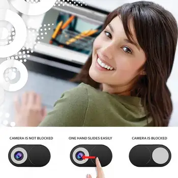 3ks Kovové PC Kameru sa Vzťahuje Jazdca Ultra-Tenký Objektív ochrana Osobných údajov Chrániče