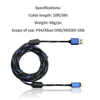 Pre PS4/XBOX JEDEN radič nabíjací kábel Android nabíjací kábel