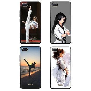 šport taekwondo Silikónové telefón puzdro pre Xiao Redmi 4A 4X 5 6 Plus, Pro 7 PREJDITE Poznámka 5 6 7 8 Pro 7A K20 Pro