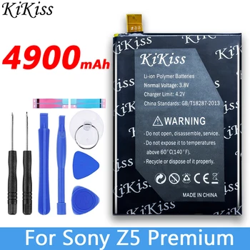 Pôvodné Kikiss LIS1605ERPC Telefón Batéria pre SONY Xperia Z5 Premium Z5P Dual E6883 E6853 E6833 Mobil Náhradné Batérie