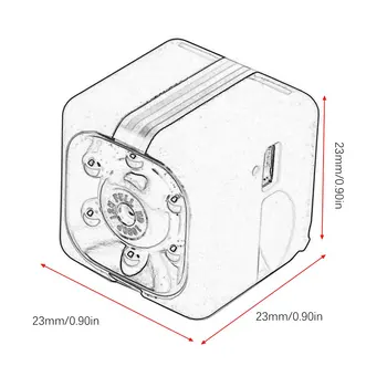 SQ11 Mini Kamera HD 960P Senzor Noc Videokamera Pohybu DVR Mikro Kamera Šport DV Video malá Kamera cam SQ 11