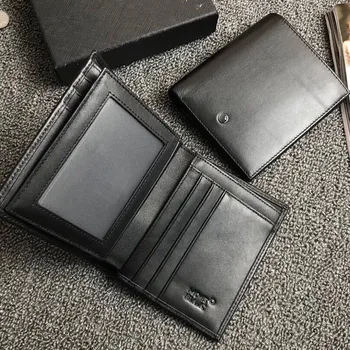 MB peňaženky, high-end prvá vrstva kožené peňaženky, high-end luxusný peňaženky, peňaženky, pánske business peňaženky, zadarmo darčeková krabička