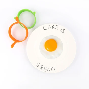 Multicolor Vajce Palacinky Krúžky Silikónové Formy Okrúhly Tvar Vajec Formy Na Raňajky Varenie, Nástroje, Kuchynské Doplnky Jednoduché Použitie