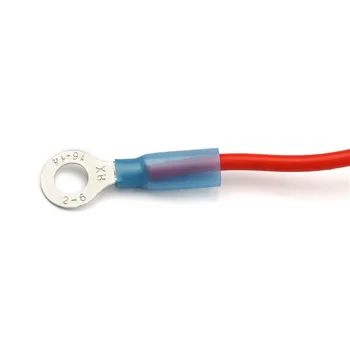 10pcs HRV2-6 16-14 AWG Zmršťovacej Blue/Red Ring Wire Konektory Izolované Elektrické Krimpovacie Terminály 14-12 AWG 1.5-2.5mm2