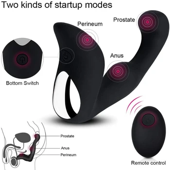 Silné Sexuálne Hračky pre Man Análny Zástrčky Vibrátor 9 Rýchlosti Análny Masáž Prostaty Stimulácia žena Muž Masturbácia stroj dildo