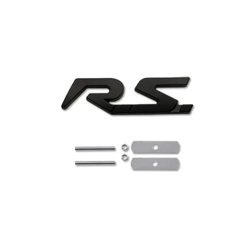 Auto Tvarovanie Kovov Nálepky RS sport Znak Mriežky Odznak Obtlačok Na Renault Megane RS Clio Laguna Pôsobeniu Captur Zoe Modus Duster