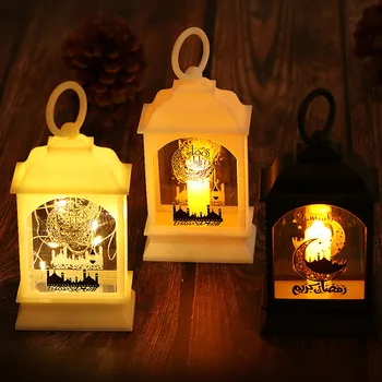 Ramadánu Svietidla Vietor Svetlá Ramadánu Eid Mubarak Dekorácie LED Sviečka Svietidla Pre Islam Moslimskej Strany Ornament Domova Dary