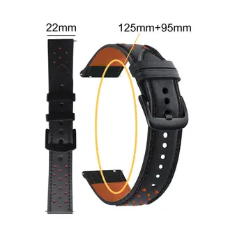 Pre 22 mm Huawei wtach GT 2 GT-46 popruh Pre Samsung Výstroj S3 S4-42 Šport Originálny Kožený náramok hodiniek pre Huami 46 mm Wtachband
