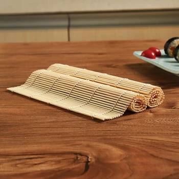 1pcs Sushi Nástroj Bambusu Koľajových Mat DIY Onigiri Ryža Navi Chicken Roll List Maker non-stick riadu Kuchyňa Sushi Maker Nástroje