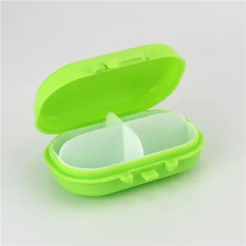 4 Mriežky, Cestovné Pilulku Úložný Box Prenosný Mini Drog Kontajner Organizátor pre Medicínu Vitamín Plastové Šperky Skladovanie Prípade Držiteľ