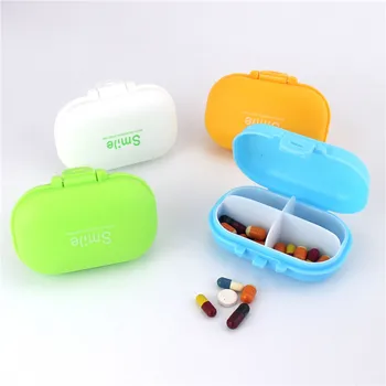 4 Mriežky, Cestovné Pilulku Úložný Box Prenosný Mini Drog Kontajner Organizátor pre Medicínu Vitamín Plastové Šperky Skladovanie Prípade Držiteľ