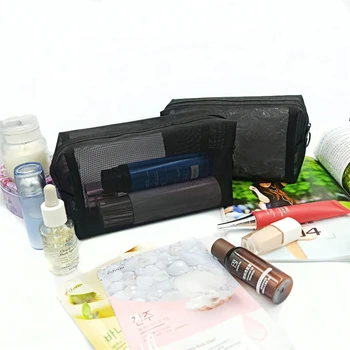 Ženy Transparentné Kozmetická Taška Cestovné Funkcia Make-Up Prípade Zips Tvoria Organizátor Odkladacie Puzdro Toaletná Beauty Wash Bag