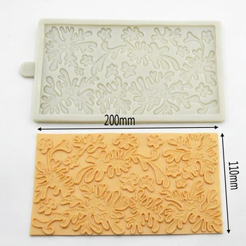 Nový Príchod 3D Európskej vintage plastický vzor fondant tortu hranice dekorácie silikónové formy