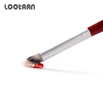 Lootaan Nechty nástroje červená manikúra rozmazať pero gradient šikmé strčiť pero rozmazať hviezdna začiatočník farba pera