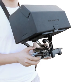 Diaľkové ovládanie Tabletu Držiak s Sunhood remienok na krk Nastaviteľný Uhol Pre kolesá Mavic Vzduchu 2/Mini 2/Pro/2/Air/Spark Drone Príslušenstvo