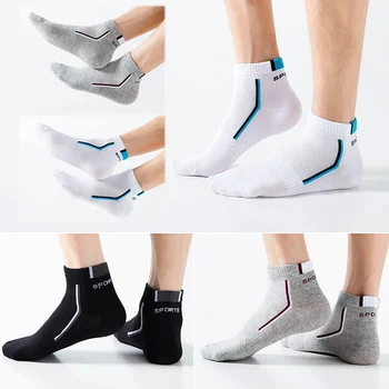 10 Ks/Pack Mužov Bavlnené Ponožky Priedušná Non-slip Letné Ponožky Ženy Oka Loď Ponožky Mužov Krátke Ponožky Plus Veľkosť(EU39-46)