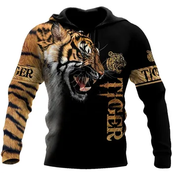 Zvierat lev 3d vytlačené módne pánske hoodie harajuku streetwear pulóver jeseň unisex mikina bežné bunda, sveter dw11