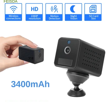 FULL HD 1080P Mini Kamera Wifi Kamera Domov CCTV AI Ľudských Pet Bezpečnostné Kamery na Nočné Videnie IP Kamery Surveillance Camera Monitor