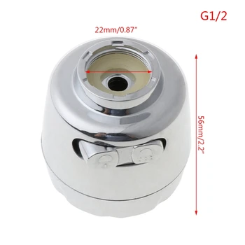 22 mm Kohútik Tryska Aerator Bubbler Postrekovač Vody-úspora Ťuknite na položku Filtrovať v Dvoch Režimoch G32C