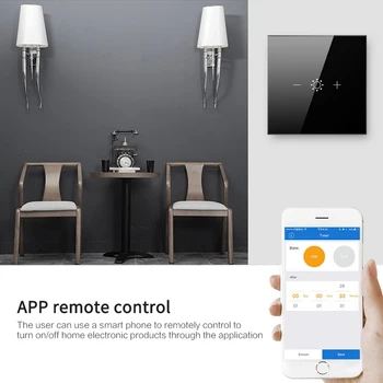 Tuya Smart Životnosť LED Dotykový Senzor WIFI Dimmer Prepínač Wall Light Switch APLIKÁCIE Hlasové Prepínač Práce Senzor Kompatibilné Alexa Domovská stránka Google