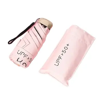 Slnečník Veľmi Malé Mini Dáždnik Vinyl Umbrella Pocket Na Ochranu Pred Slnkom A Uv Ochranu Parasol