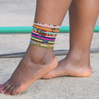 Móda anklet Farebné Measle Reťazca Nohy Reťazca Šperky pre Ženy Letné Beach Anklet Naboso Reťazca Pre Ženy, Dievča