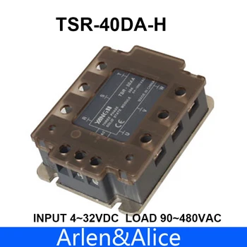40DA TSR-40DA-H trojfázový Vysoké napätie typ SSR vstup 4-32V DC zaťaženie 90-480V STRIEDAVÝ prúd jednofázový STRIEDAVÝ prúd (solid state relay