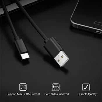 Pre Samsung A71 Xiao Mi 11 Ultra Redmi Poznámka 10 Pro 5V 2A Stenu Nabíjačku Telefónu Adaptér Power Bank USB Typu C, Usb Nabíjací Kábel
