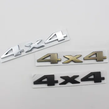 1 Ks 3D Kovov Nálepky 4WD Emblém 4X4 Odznak Odtlačkový Auto Styling pre Honda CRV Dohodou Občianske Suzuki Grand Vitara Swift SX4 Nálepky