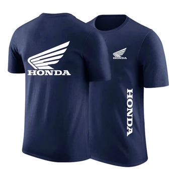 Nové Letné 3D Tlač Auto Honda Logo pánske T-shirt Kolo Krku Punk Pohodlné Tlač-Krátke rukávy Ležérny Top