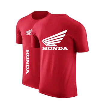 Nové Letné 3D Tlač Auto Honda Logo pánske T-shirt Kolo Krku Punk Pohodlné Tlač-Krátke rukávy Ležérny Top