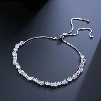 2021 Nové Luxusné 925 Sterling Silver Náhrdelník Ženy Nastaviteľné Výročie Darček Šperky Hromadne Predávať X6133
