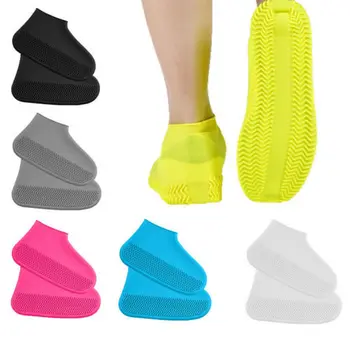 Najnovšie Chrániť Nohy Nepremokavé Topánky Kryt Silikónový Materiál Unisex Topánky, Chrániče Dážď Topánky pre Vnútorné Vonkajšie Daždivé Dni