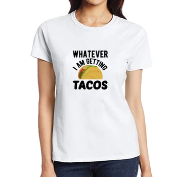 Hatever Som Stále Tacos T Shirt Taco Milenca Darček Potravín Milenca Košele Zábavné Občerstvenie T-Shirt Pre Ženy Iny Tee T-R7214
