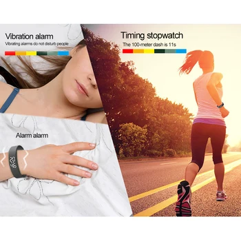 W5P Smart Remienok Smart Armbanduhr SchrittzäHler Silikon Kalorien ÜBerwachung Wasserdichte Remienok Vonkajšie Fitness AusrüStungen