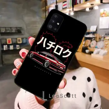 Počiatočné d AE86 Japonskom anime Telefón puzdro Pre Samsung A32 A51 A52 A71 A50 A12 A21S S10 S20 S21 Fe Plus Ultra