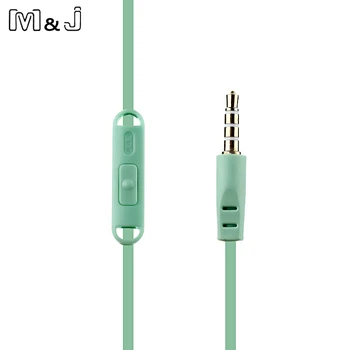 M&J Karikatúra Roztomilý Slúchadlá 3,5 mm V Uchu Káblové Slúchadlá S Mikrofónom Diaľkové Medveď Na iPhone Samsung Huawei xiao Darček k Narodeninám