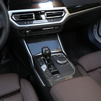 LHD Pre BMW G20 G28 325 3 Série 2019 2020 ABS Chrome Auto stredovej Konzoly Radenie Dekorácie Panel Kryt Výbava Ľavej Strane Disku