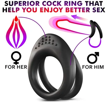 Dospelých, Sexuálne Hračky, Diaľkové Penis Krúžok Vibrátor Muž Oneskorenie Ejakulácie Stimulátor Klitorisu Penis Krúžok Pár Sex Porducts