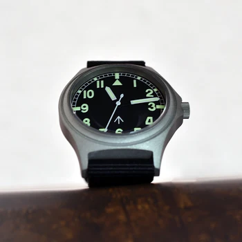 Prázdne Dial G10 Vojenské Náramkové Hodinky Quartz Montre Femme Militaire Reloj Militar DLC Black Prípade C3 Večeri, Svetelný Hodinky
