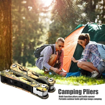 Daicamping Camping Multitool Plier Kábel Drôt Fréza Multifunkčné Multi Nástroje Outdoor Camping Skladací Nôž, Kliešte