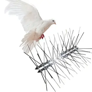 Gareden Anti Holub Nechtov balustrádové Nástroj Pre Sova Malé Vtáky Plot 25 cm z Nerezovej Ocele Eco-friendly Vták Odpudzujúce Hrotmi