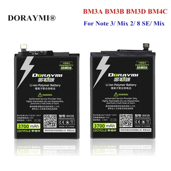 DORAYMI BM3A BM3B BM3D BM4C Batérie Telefónu pre Xiao Poznámka 3 Mix 2 8 SE Mix Note3 Mix2 8SE Náhradná Bateria + Nástroje