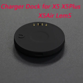 Rýchle dodanie originálne batérie pre lem5 x5air smart hodinky zadný kryt kovový kryt nabíjací dock kábel nabíjačky pre lem5 pro x5plus
